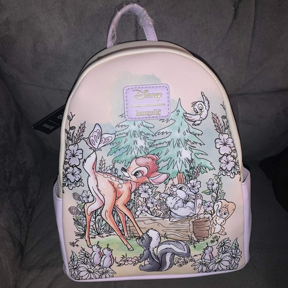 Loungefly Handbags - Loungefly Disney Bambi Forest Friends Mini Backpack NWT